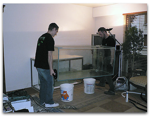 porter un aquarium