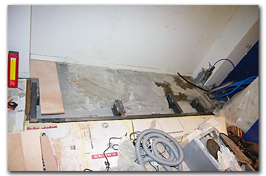Les ipm sont scéllés dans le beton