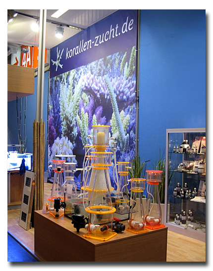Stand Korallen Zucht Interzoo 2010