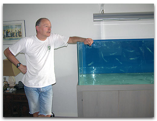 Droopy et son aquarium