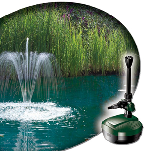 Les pompes de bassin pour jet d'eau par TETRA
