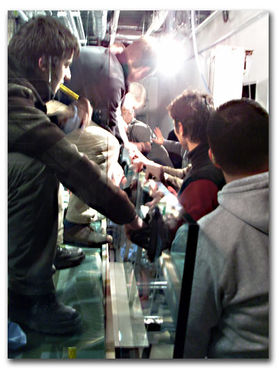 prtesentation de la face de l'aquarium